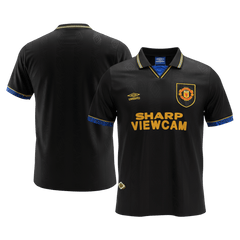 Męska Koszulka Retro Wyjazdowa Manchester United 1993/94
