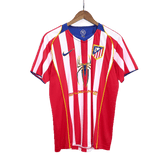 Męska koszulka piłkarska Atletico Madryt Home Retro 2004/05 - Topowe Koszulki Pilkarskie Sklep Internetowy
