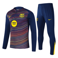 Juniorski Barcelona Bluza z zamkiem Komplet Dresowy 2025/26