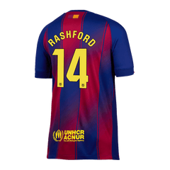 Męska Koszulka Domowa Barcelona RASHFORD #14 2025/26 - Topowe Koszulki Pilkarskie Sklep Internetowy