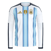 Męska Koszulka Domowa Argentina 2026 z Długim Rękawem - World Cup