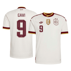 Męska koszulka Hiszpanii Champion Edition wyjazdowa GAVI #9 wersja zawodnicza - Mundial 2026