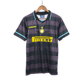 Męska wyjazdowa koszulka piłkarska Inter Mediolan Retro 1997/98 - Topowe Koszulki Pilkarskie Sklep Internetowy