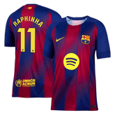 Męska Koszulka Domowa Barcelona RAPHINHA #11 2025/26 - Topowe Koszulki Pilkarskie Sklep Internetowy