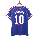 Męska Koszulka Retro Domowa France ZIDANE #10 1998 - World Cup - Topowe Koszulki Pilkarskie Sklep Internetowy