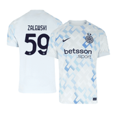Męska Koszulka Wyjazdowa Inter Mediolan ZALEWSKI #59 2025/26 - Topowe Koszulki Pilkarskie Sklep Internetowy