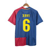 XAVI #6 Męska retro koszulka piłkarska Barcelona domowa z sezonu 08/09 - UCL Final - Topowe Koszulki Pilkarskie Sklep Internetowy
