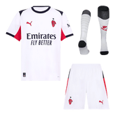 Męski Zestaw Wyjazdowa AC Milan (Koszulka + Spodenki + Skarpety) 2025/26