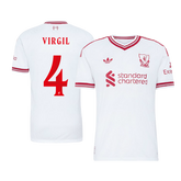 Męska koszulka Liverpoolu wyjazdowa VIRGIL #4 wersja zawodnicza 2026/27 - UCL