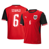 Męska koszulka Austrii domowa SEIWALD #6 – Mundial 2026
