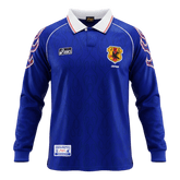 Męska Koszulka Retro Domowa Japan 1998 z Długim Rękawem - World Cup