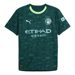 Męska Koszulka Czwarta Wyjazdowa Manchester City 2025/26