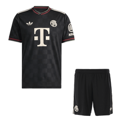 Męski Zestaw Trzecia Wyjazdowa Bayern Munich (Koszulka+Spodenki) 2025/26
