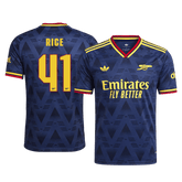 Męska wyjazdowa koszulka Arsenalu 2026/27 – RICE #41 (wersja zawodnicza, UCL)