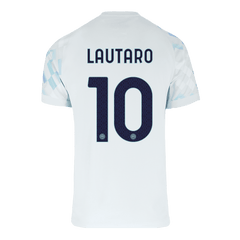 Męska Koszulka Wyjazdowa Inter Milan LAUTARO #10 2025/26 - Topowe Koszulki Pilkarskie Sklep Internetowy