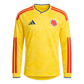 Męska Koszulka Domowa Colombia 2026 z Długim Rękawem - World Cup