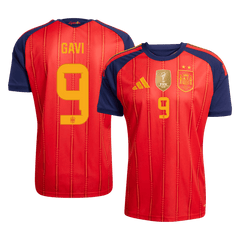 Męska koszulka Hiszpanii Champion Edition domowa GAVI #9 - Mundial 2026