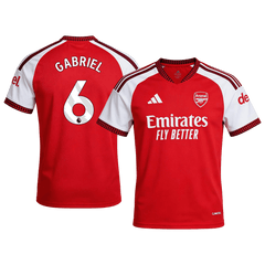 Męska domowa koszulka Arsenalu 2026/27 – GABRIEL #6 (wersja zawodnicza)