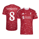 Męska koszulka Liverpoolu domowa SZOBOSZLAI #8 wersja zawodnicza 2026/27 - UCL
