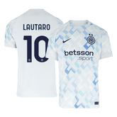 Męska Koszulka Wyjazdowa Inter Milan LAUTARO #10 2025/26 - Topowe Koszulki Pilkarskie Sklep Internetowy