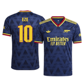 Męska wyjazdowa koszulka Arsenalu 2026/27 – EZE #10 (wersja zawodnicza, UCL)