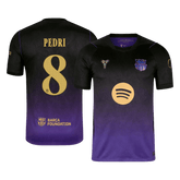 Męska wyjazdowa koszulka FC Barcelony 2026/27 – PEDRI #8 (UCL)