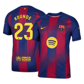 Męska Koszulka Domowa Barcelona KOUNDE #23 Wersja Piłkarska 2025/26 - Slim Fit - Topowe Koszulki Pilkarskie Sklep Internetowy