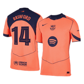 Męska Koszulka Trzecia Wyjazdowa Barcelona RASHFORD #14 Wersja Piłkarska 2025/26 - Slim Fit - Topowe Koszulki Pilkarskie Sklep Internetowy