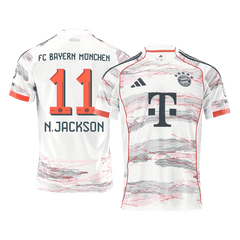 Męska Koszulka Wyjazdowa Bayern Munich N.JACKSON #11 2025/26 - Topowe Koszulki Pilkarskie Sklep Internetowy