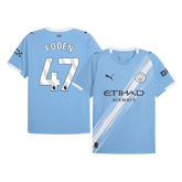 Męska Koszulka Domowa Manchester City FODEN #47 2025/26 - Topowe Koszulki Pilkarskie Sklep Internetowy