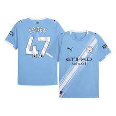 Męska Koszulka Domowa Manchester City FODEN #47 2025/26 - Topowe Koszulki Pilkarskie Sklep Internetowy