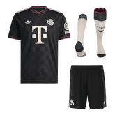 Męski Zestaw Trzecia Wyjazdowa Bayern Munich (Koszulka + Spodenki + Skarpety) 2025/26