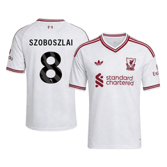 Męska koszulka Liverpoolu wyjazdowa SZOBOSZLAI #8 2026/27