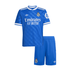 Dziecięcy Zestaw Trzecia Wyjazdowa Real Madrid (Koszulka+Spodenki) 2025/26 - Topowe Koszulki Pilkarskie Sklep Internetowy