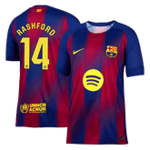 Męska Koszulka Domowa Barcelona RASHFORD #14 2025/26 - Topowe Koszulki Pilkarskie Sklep Internetowy
