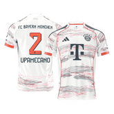 Męska Koszulka Wyjazdowa Bayern Munich UPAMECANO #2 2025/26 - Topowe Koszulki Pilkarskie Sklep Internetowy