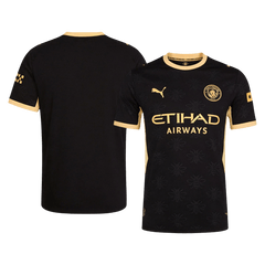 Męska koszulka Manchesteru City wyjazdowa DOKU #11 wersja zawodnicza 2026/27 - UCL