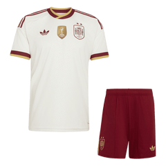 Dziecięcy zestaw Hiszpanii Champion Edition wyjazdowa - Mundial 2026