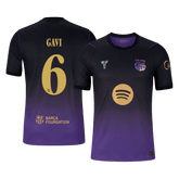 Męska wyjazdowa koszulka FC Barcelony 2026/27 – GAVI #6 (wersja zawodnicza, UCL)
