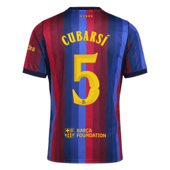 Męska domowa koszulka FC Barcelony 2026/27 – CUBARSÍ #5 (UCL)