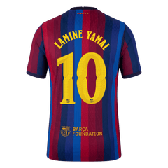 Męska domowa koszulka FC Barcelony 2026/27 – LAMINE YAMAL #10 (wersja zawodnicza, UCL)