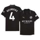 Męska Koszulka Wyjazdowa Manchester City REIJNDERS #4 Wersja Piłkarska 2025/26 - Slim Fit