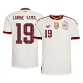 Męska wyjazdowa koszulka Hiszpanii Mundial 2026 – LAMINE YAMAL #19 (wersja zawodnicza)