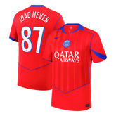 Męska Koszulka Trzecia Wyjazdowa PSG JOÃO NEVES #87 2025/26
