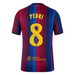 Męska domowa koszulka FC Barcelony 2026/27 – PEDRI #8 (wersja zawodnicza, UCL)