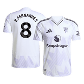 Męska Koszulka Wyjazdowa Manchester United B.FERNANDES #8 Wersja Piłkarska 2025/26 - Slim Fit - Topowe Koszulki Pilkarskie Sklep Internetowy