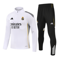 Juniorski Real Madrid Bluza z zamkiem Komplet Dresowy 2025/26