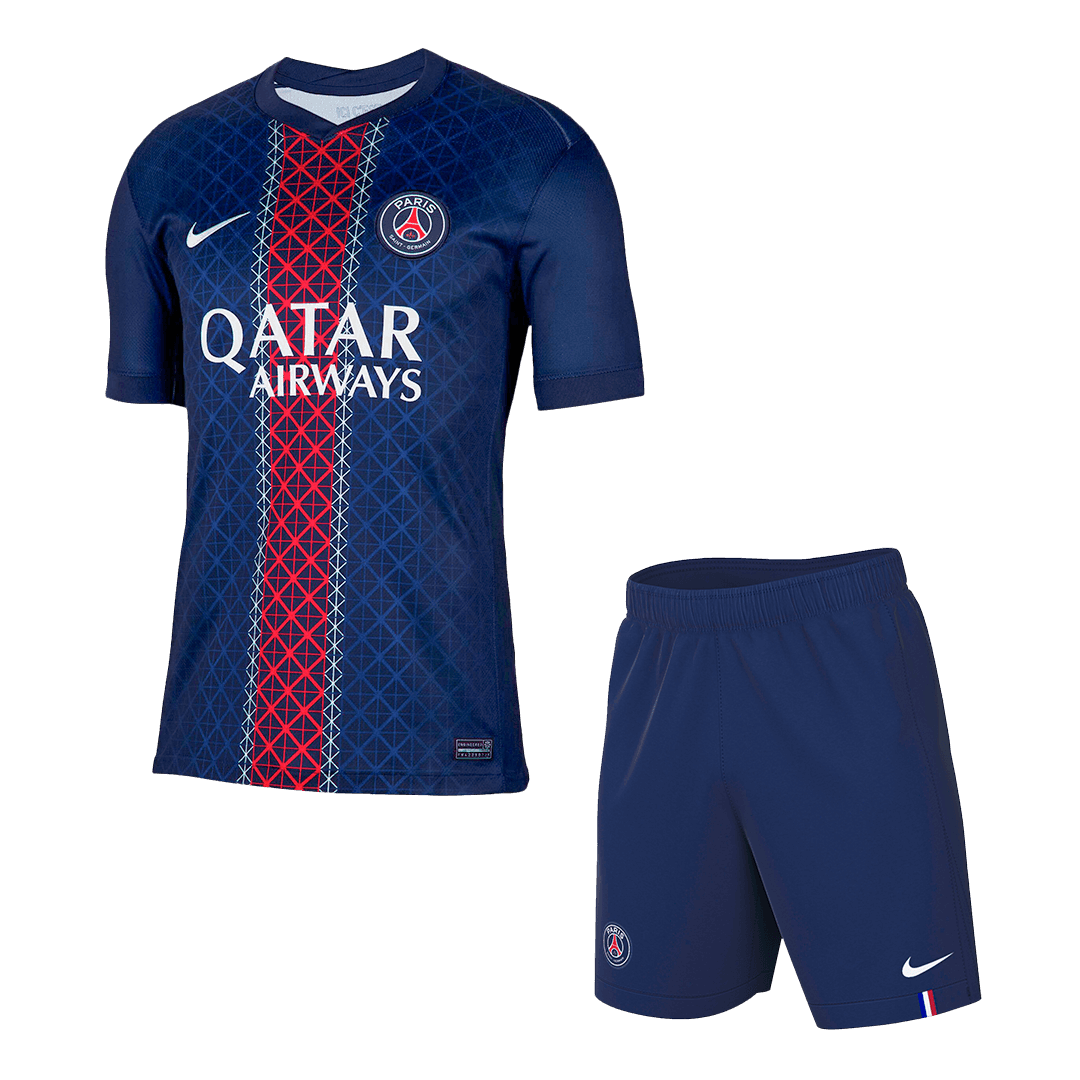 Męski Zestaw Domowy PSG (Koszulka+Spodenki) 2025/26 - Topowe Koszulki Pilkarskie Sklep Internetowy