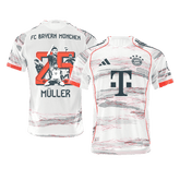 Męska Koszulka Wyjazdowa Bayern Monachium MÜLLER Special #25 Wersja Piłkarska 2025/26 - Slim Fit - Topowe Koszulki Pilkarskie Sklep Internetowy