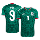 Męska koszulka Meksyku domowa Mexico Raúl #9 – Mundial 2026